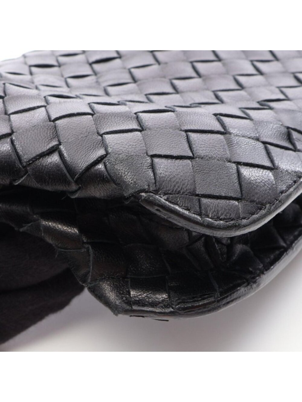 Bottega Veneta Handbag Intrecciato Black Leather - Picture 8 of 11